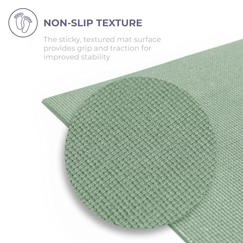 Voyage 5mm Studio Yoga Mats, 6 Pack, 72x24in - color: Sage