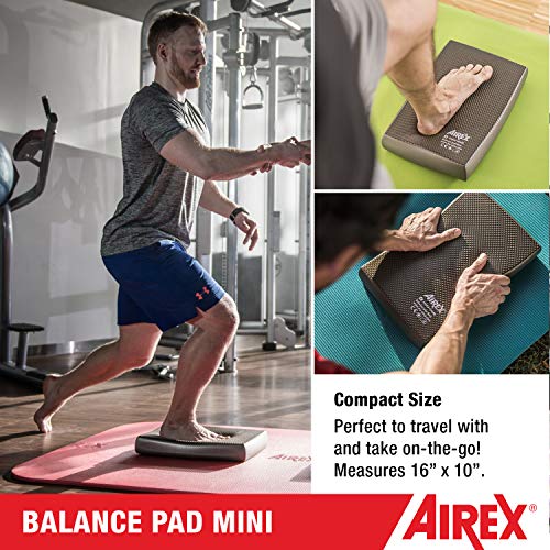 AIREX Balance Pad – Stability Trainer for Balance, Stretching, Physical Therapy, Exercise, Mobility, Rehabilitation and Core Training Non-Slip Closed Cell Foam Premium Balance Pad - color: Lava, size: Mini