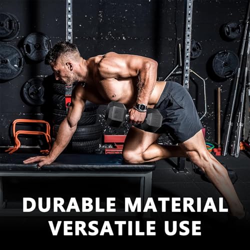 Rubber Hex Dumbbell Set with Rack - Multiple Free Weight for Home Gym, 350/450/550lbs Exercise Equipment for Strength, Multiple Options Dumbbells with Storage for Home Gym Exercise Fitness Equipment - style: 450lbs
