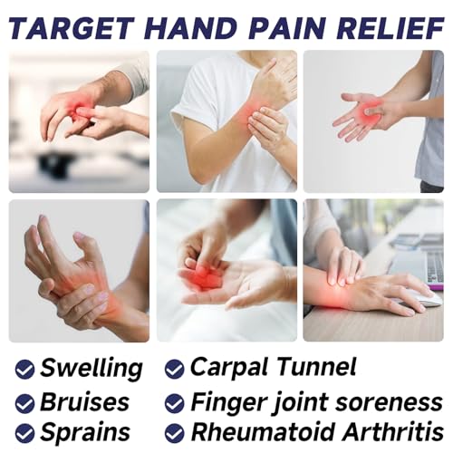 AiricePac Wrist Ice Pack Wrap for Carpal Tunnel Relief, 2 Gel Packs, Gel Ice Packs for Injuries Reusable for Wrist Hand Pain, Hot Cold Compress Brace for Achilles Tendonitis, Tenosynovitis - style: BLUE 2 PACK