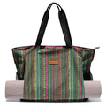ESVAN Yoga Mat Bag Yoga Tote Carrier Shoulder Bag Carryall Tote for Office,Yoga,Pilates,Travel,Beach and Gym - color: J