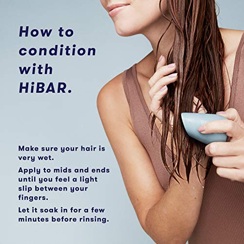 HiBAR - Conditioner Bar Sampler - Maintain, Moisturize & Volumize Conditioner Bars - Travel-Friendly - Salon-Quality Ingredients - Soap, Paraben, Plastic & Sulfate-Free - Color Safe -3 Mini Solid Bars - style: Sampler - All hair types