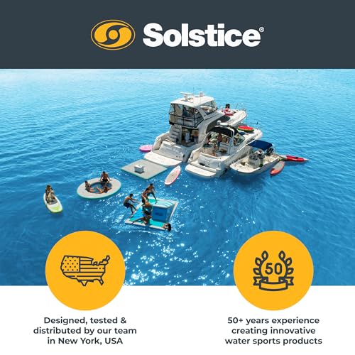 SOLSTICE Inflatable Pup Plank, Dog Water Ramp for Boats & Docks, Boost Step - size: BOOST Step (220 Pounds)