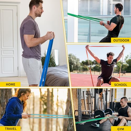 Pull Up Bands, Resistance Bands, Pull Up Assistance Band Exercise Bands for Men & Women Working Out, Body Stretching, Physical Therapy, Muscle Training - color: Green