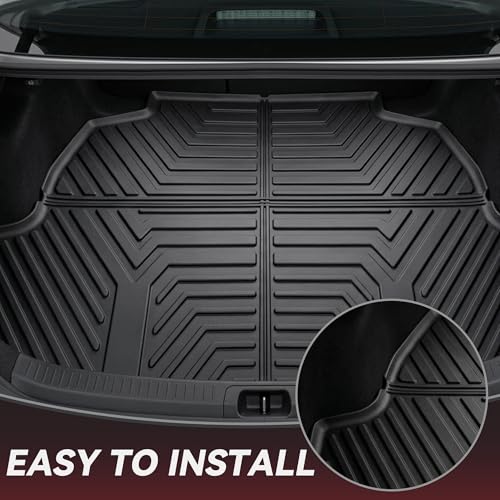 YITAMOTOR Floor Mats for Toyota Corolla 2026-2020, All Weather Custom Fit TPE Rubber Floor Liners and Trunk Mat, 1st & 2nd Row & Cargo Liner, Corolla Accessories, Black - style: 2020-2026 | For Toyota Corolla | 1st & 2nd Row & Cargo Mat