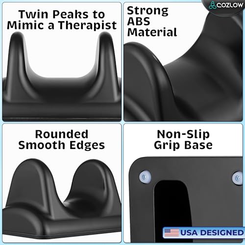 COZLOW Psoas Release Massage Tool, Back & Hip Flexor Muscle Stretcher, Deep Tissue Massage Tool for Myofascial Release, Trigger Point Massager for Pain Relief & Quick Recovery - color: Black - Style a