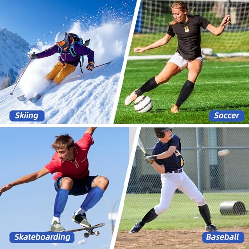 2 Pairs Soccer Shin Guards Shin Pads for Kids Youth Adult | Protective Calf Compression Sleeve with Honeycomb Pads, for Boys Girls, for Football, Ski, Baseball - color: Black+Black, size: X-Small