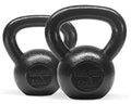 Yes4All Kettlebell Sets, 5 - 10 - 15 - 20 - 25 - 30 LB Cast Iron Strength Training Kettlebells, Wide Handles & Flat Bottom, Multi-Level from Beginners to Pros for Strength Training & Home Gym - color: C. 20 - 25 lbs