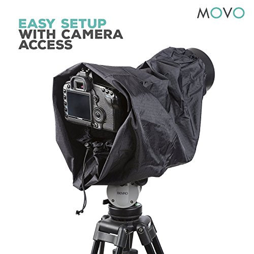 Movo CRC17 Storm Raincover Protector for DSLR Cameras, Lenses, Photographic Equipment (Small Size: 17 x 14.5)