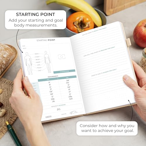 Clever Fox Food Journal - Daily Food Diary, Meal Planner to Track Calories & Nutrients, Weight Tracker Notebook, A5 (Pearl) - color: Pearl, size: A5 (5.8'' x 8.3'')