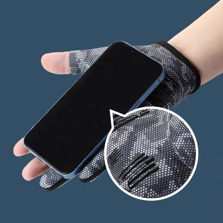 FGSS Workout Gloves for Men Women Exercise Gloves for Weight Lifting Fitness Cycling Gym Training with Grip Cushion Pads - color: Black camouflage