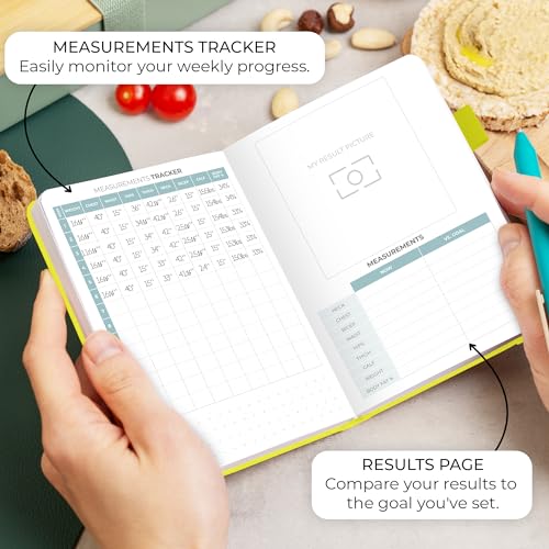 Clever Fox Food Journal Pocket - Daily Food Diary, Meal Planner to Track Calories & Nutrients, Weight Loss Tracker Notebook, 4x5.5” (Neon Yellow) - color: Neon Yellow, size: Pocket (4.0'' x 5.5'')