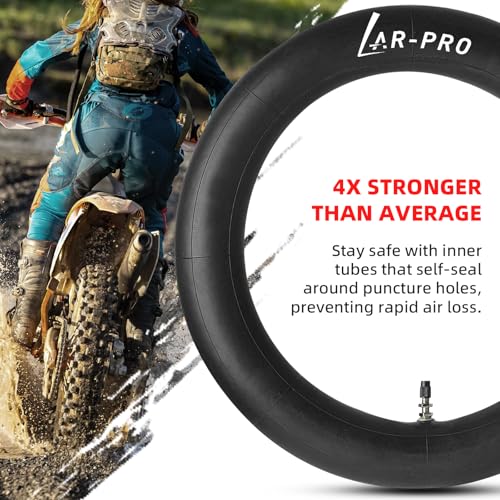 AR-PRO (2-Pack) 2.5/2.75-14” Replacement Dirt Bike Inner Tubes - 60/100-14” Tire Tubes for 50cc to 160cc Dirt and Pit Bikes - Compatible with Apollo RFZ, Atomik, Thumpstar, and More - size: 2.5/2.75-14"