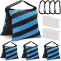 4 Packs Blue Sandbag Weight Bags for Light Stand Photography Video Equipments, Heavy Duty Saddlebags for Backdrop Stand, Photo Tripod, Canopy, Pop up Tent, Umbrella Base, Fishing Chair, Picnic Table - color: Blue