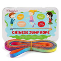 Kleintober I Chinese Jump Rope I Rubber Twist I Gummitwist I Indoor and Outdoor Toys I Stretchy Rope for Kids I with Instructions for Play I Outdoor Toys for Kids Ages 8-12