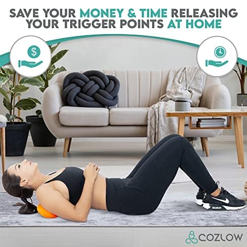 COZLOW Hip Massager for Psoas Release (Firm), Sciatica & Piriformis Syndrome Pain Relief, Trigger Point Massage Tool for Hip & Lower Back Pain - style: Firm