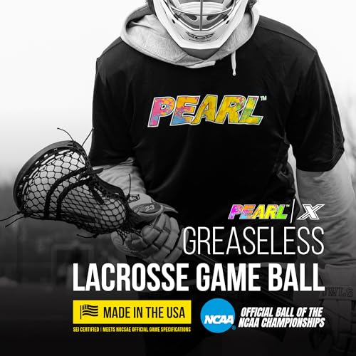 PEARL X Greaseless Lacrosse Balls by Guardian Innovations - Official Ball of NCAA Championships - Meets NOCSAE Standards and SEI/NCAA Certified - color: Yellow, size: 100 Pack