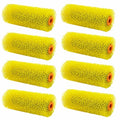 8 Pcs Textured Paint Roller Covers, 4 inch Large Textured Brushes | Foam Drywall Texture Paint Rollers, House Paint Roller Covers for Art Painting Walls Ceilings - size: 4",8pcsLARGE
