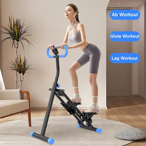 Stair Stepper for Home, Vertical Climber Machine for Full-Body Exercise,265lbs Home-Upgrade Climber Fitness Equipment with Stable Frame Adjustable Handlebar for Women Men - color: Black