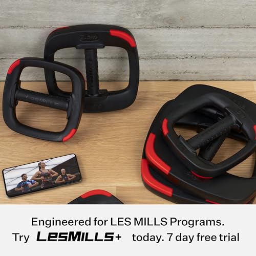 Les Mills™ Dual Purpose Ergonomic Exercise Weight Plates for Total Body Workouts - size: 8.2lbs weight pair