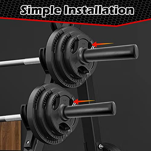 Abnaok Olympic Adapter Sleeve - Converts 1" Standard Weight Plate Posts to 2" Olympic Weight Plate Posts - size: 8"