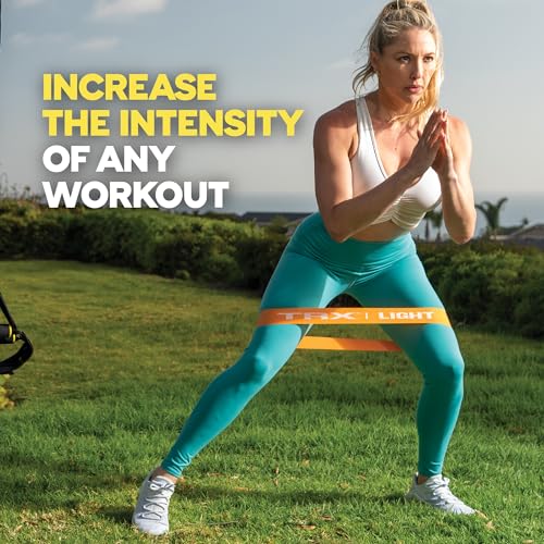 TRX Training Exercise Bands, Exercise Bands for Working Out, Increase Exercise Intensity, Portable Workout Equipment for Women and Men, Set of 4