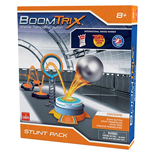 Boomtrix Stunt Pack by Goliath - Kinetic Metal Ball Chain Reaction Stunt Kit - Fun - Educational - STEM - color: Stunt Pack