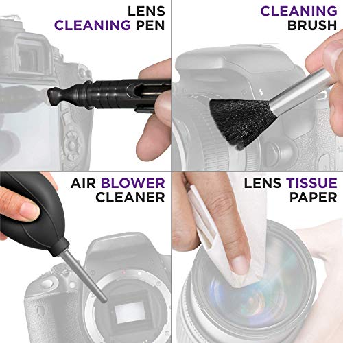 Altura Photo Camera Cleaning Kit, APS-C Sensor Cleaner for DSLR Mirrorless | Streak-Free Results, Includes All-Natural Cleaner, Swabs, Pen, Blower, Brush, Cloth & Hard Case - style: APS-C