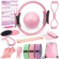 Pilates Kit, Pilates Equipment Ring and Ball Set, Home Pilates Workout Kit, Pilates Essentials Kit for Women, Pilates Set, Pilates Starter Kit for Women at Gym Studio Travel