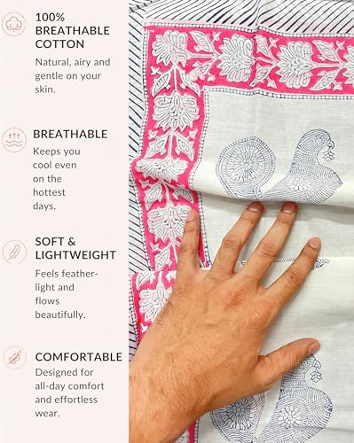 Beach Cover Ups for Women, Cotton Sarong Wrap Pareo | 100% Cotton Sarong Wraps For Women, 73 x 44 In. Pareo Beach Wrap, Bikini Cover Up, Bathing Suit Cover Up, Resort Wear - color: Pink Block