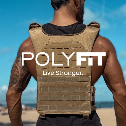 Polyfit Fortify Weighted Vest - Workout Vest for Men & Women - color: Camo