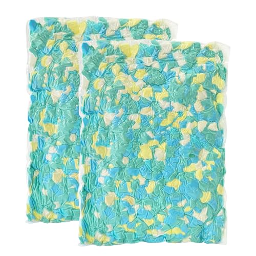 Bean Bag Filler, 11lbs Shredded Memory Foam Stuffing, Filling & Refill for Bean Bag Chairs, Couch Cushions, Punching Bags, Pillows, Sofas, Dog Beds, Multi Color & Shape - color: Multi Color, size: 11 Pound (Pack of 1)