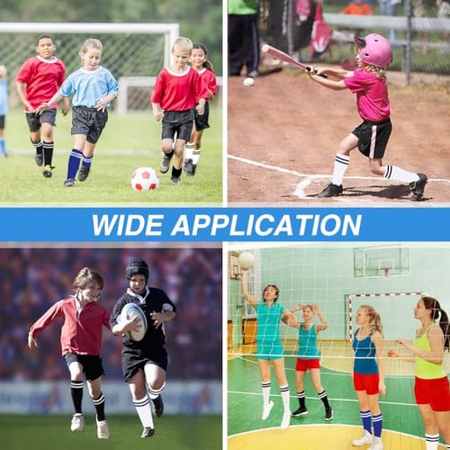 3 Pairs Soccer Shin Guards for Kids Youth+ 3 Pairs Long Soccer Socks Flexible Football Shin Pads Shin Protectors for 3-15 Years Old Boys Girls Children Teenagers for Football Games - size: M 3'11-5’4 Tall