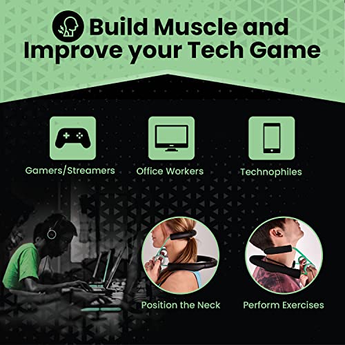 Portable Neck Strengthener by NeckSpring, Relieves Pain, Restore Cervical Curvature, Improves posture, and Reverses Nerd-Neck