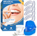 Mouth Guard for Grinding Teeth at Night: Moldable Dental Guard for Sleeping - Nighttime Protection for Teeth with 12 Cleaning Tablets - size: 1.8*2.4 in