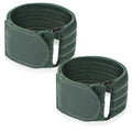 Elastic Ankle Straps Cycling Pant Leg Straps Adjustable Safety Band Boot Blousers for Climbing Fishing Outdoor Sport - color: army green