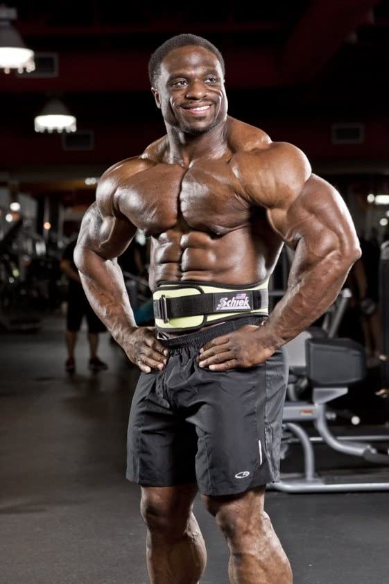 Schiek Sports Model 2004 Nylon 4 3/4" Weight Lifting Belt - Black - color: Yellow, size: X-Small