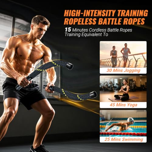 Battle Rope 1/1.26/1.5/2 Inch Diameter,Pink 30FT/40FT/50FT Exercise Workout Ropes for Home Gym Heavy Weighted Training Rope for Working Out - style: Ropeless Black