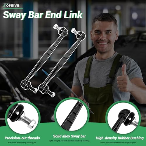 2PCS Front Stabilizer Sway Bar End Links Fit for Compatible with Chevy 2012 2013 2014 2015 2016 2017 2018 2019 2020 Sonic #OE K750630 - size: K750630 X2