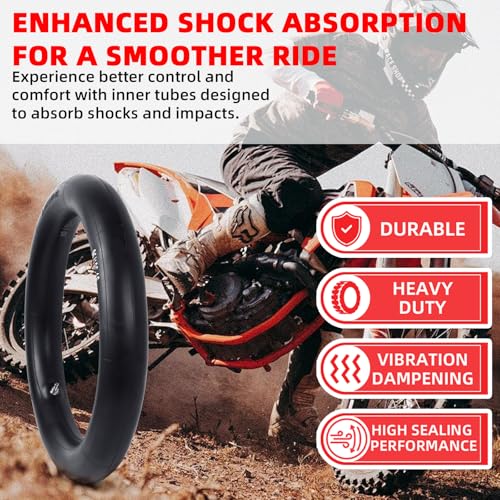 AR-PRO (2-Pack) 3.00-16 3.25/3.50-16 Inner Tubes for Dirt Bike and Off-Road Motorcycles – Heavy-Duty Butyl Rubber Tubes Compatible with 90/100-16 100/80-16 100/90-16 Tires with TR4 Straight Valve Stem - size: 3.25/3.50-16 (90/100-16)