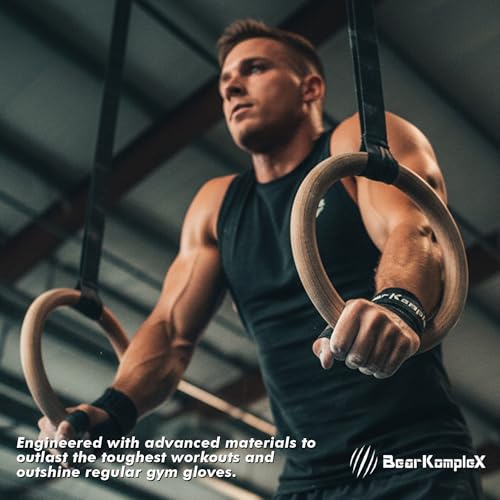Bear KompleX Black Diamond No Hole Grips for - Lightweight, High Performance Weightlifting Grips, Protect Hands and Provides Comfort - Great for Cross Training, Powerlifting - size: X-Large