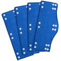 UNCO Hard Hat Sweatbands - 4 Pack, Washable & Reusable Hard Hat Liners - color: Blue, size: 4 Pack