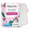 Honey Pot - Perimenopause All Day All Night Pads for Women - 100% Organic Cotton Top Sheet - Feminine Care - Multi-Fluid Absorbency - Harmonizing Herbs of Black Cohosh, Clary Sage, & Red Clover - 44ct - size: 44 Count (Pack of 1), style: Peri-Menopause Al