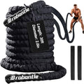 Battle Rope 1/1.26/1.5/2 Inch Diameter,Pink 30FT/40FT/50FT Exercise Workout Ropes for Home Gym Heavy Weighted Training Rope for Working Out - style: 2 inch 30ft