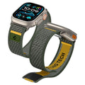 Spigen for Apple Watch Band, Compatible with Ultra 3/2/1 49mm, Series 11/10 46mm, 9/8/7 45mm, SE3/SE2/SE/6/5/4 44mm, 3/2/1 42mm - color: Active Green