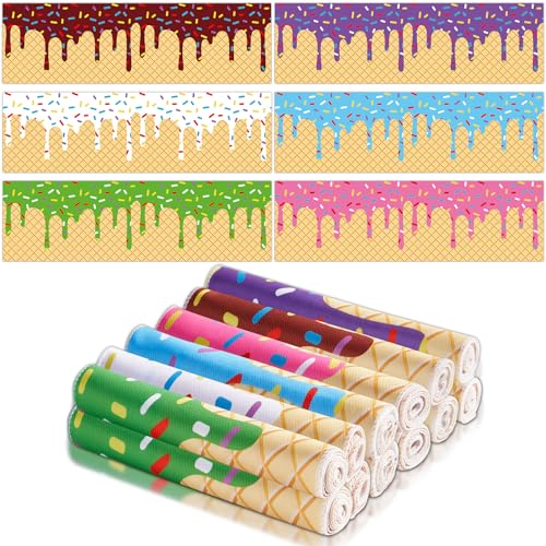 30Pcs Ice Cream Drip Baseball Cooling Towels 40 x 12 Inch Baseball Drip Ice Towel Microfiber Breathable Chilly Sport Rags Absorbent Sweat Washcloth Sport Team Gifts for Athletes Coach Gym Party Favors - style: Ice Cream Drip Baseball