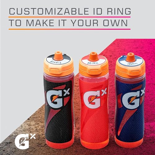 Gatorade Gx NFL Non-Slip Squeeze Bottles, 30 fl oz, Gx Hydration System - color: Los Angeles Chargers