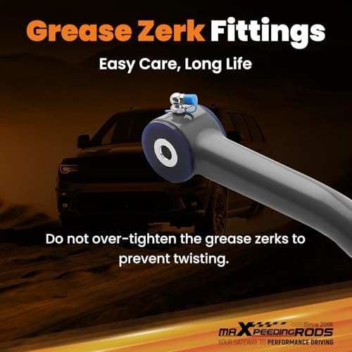 maXpeedingrods Adjustable Front Track Bar for Jeep Cherokee XJ Wrangler TJ with 1.5-4.5" Lift, Poly Bushing - size: for 1.5-4.5" Lift