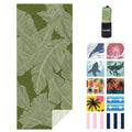Eunzel Microfiber Beach Towel, Quick Dry Travel Towel Large Sand Free Towel for Beach, Camping, Swim Pool, Gym, Sports& Yoga 71"x32", Palm Green - color: 1 Pack_palm Green