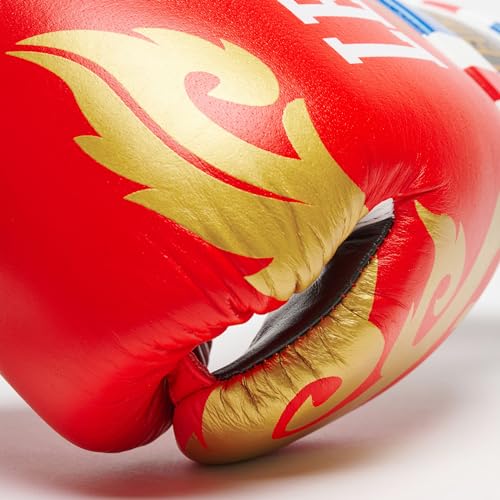 LEONE 1947, Thai Style Boxing Gloves - color: RED, size: 16